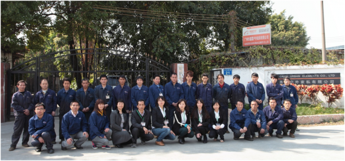 Mobiliário de rua Banco de assento de metal Banco de jardim comercial de alumínio de grãos de madeira 3